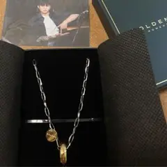 JUNGKOOK GOLDEN展示会 ネックレス ジョングク GOLDEN 韓国展示会 限定 ネックレス（トレカ付