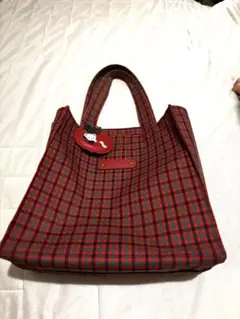 familiar ファミリア チェック柄 トートバッグのサムネイル