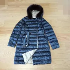 まーちゃん 様専用■リバーシブルダウンコート■黒×ベージュ■のサムネイル