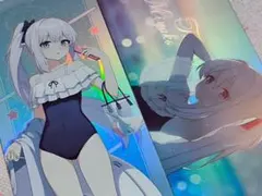 中国版ブルーアーカイブ 水着ミヤコ チケット風カード