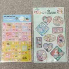 クレヨンしんちゃん タイルシール ディズニープリンセス ウォーターシール セット