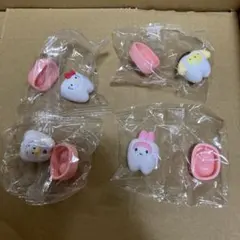 サンリオキャラクターズ みんなでなっちゃお！ 歯 キティ ガチャ 4種セット