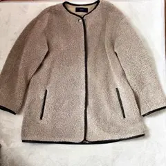 SHIPS ボアコート　グレージュ