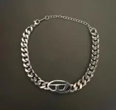 【残りわずか】Dロゴチェーンブレスレットシルバーメンズレディース