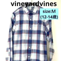【美品】vineyard vines. チェック柄　シャツ　Ｍ　綿100%