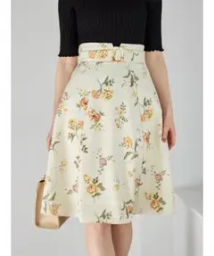 tocco closet　トッコクローゼット　フラワーフレアスカート新品タグ付