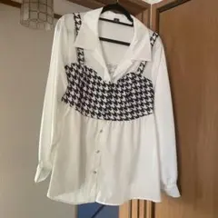 千鳥柄♡ブラウス♡4L5L みい様専用
