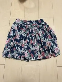 花柄スカート キュロット