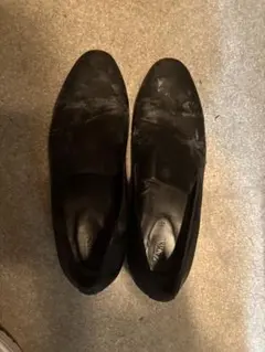 ZARA ブラック スエード ローファー