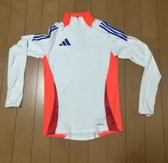 adidas tiro23トレーニングウェア ホワイト•オレンジ Sサイズ