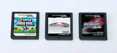 ★DSソフト3つセット★スーパーマリオブラザーズ・マリオカート・ポケモンパール