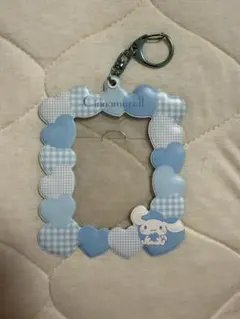 シナモロール ハート型アクリルキーホルダー