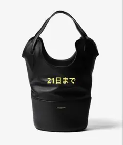 J&M DAVIDSON　レイバケットバッグ　スモール レザー ブラック　美品のサムネイル