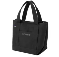 BAYFLOW 収納5ポケット LOGO TOTE BAG BOOK BLACK