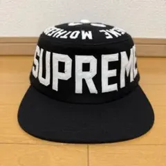 シュプリームユニバーシティメッシュバック5パネルキャップブラック 