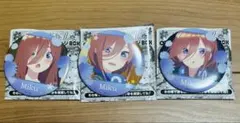 【新品】五等分の花嫁　中野三玖ラッキー缶バッジおまけ付き