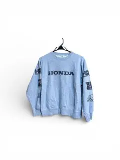 GU HONDA プリントロゴ グレー トレーナー