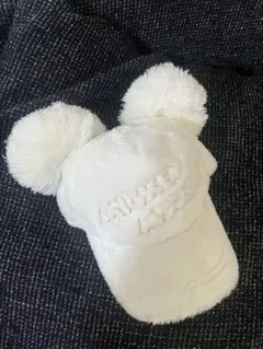 ディズニーキャップ白