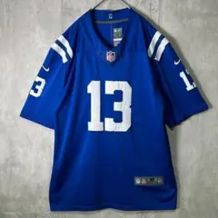 NIKE NFL コルツ ヒルトン ゲームシャツ 青 M