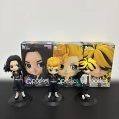 東京リベンジャーズ Q posket フィギュア 3体セット　場地　武道　一虎