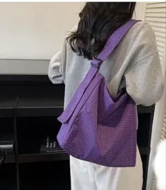 紫色 ショルダーバッグ
