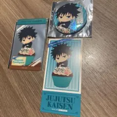 呪術廻戦 ︎ ︎東京ドーム ︎ ︎THEキャラ　伏黒恵 ランダム缶バッジ　クリアカード