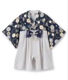 petit main なりきり袴カバーオール　ベビー服 80cm 足袋ソックス付