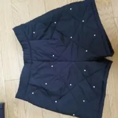GRL キルティング ショートパンツ ブラック