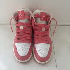 AIRJORDAN1 エアジョーダン ホワイトミディアム ソフトピンク 外箱あり 