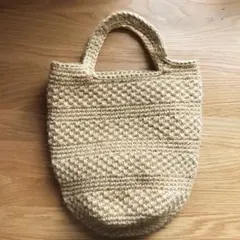麻ひもバッグ ハンドメイド