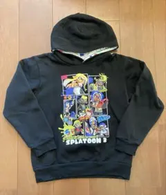 スプラトゥーン3 パーカー 150cm ブラック