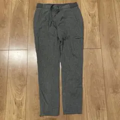 ユニクロ　ウォームイージーパンツ　グレー　暖パン　M