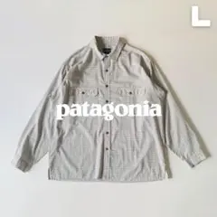 Patagonia 2001年 L/Sパッカーウェアシャツ L タイ製