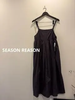 新品 season reason リネンキャミワンピース