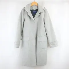 美品 HUMAN WOMAN ウール キルティング ライナー ステンカラーコート