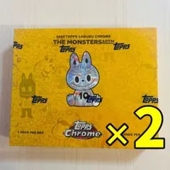 Topps Chrome 10周年記念ボックス ラブブ 2BOX popmart - メルカリ