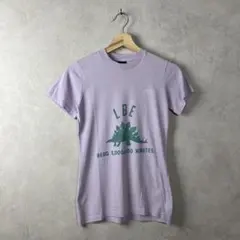 80s USA製 ナイキ 紺タグ Tシャツ ラベンダー Sサイズ ヴィンテージ