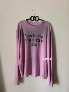 Acne Studios 長袖 Tシャツ 1996 ピンク xsサイズ