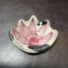 金継ぎにも✨清水焼 澤田佳林作 椿の花 箸置き✨京焼 つばき ツバキ 箸