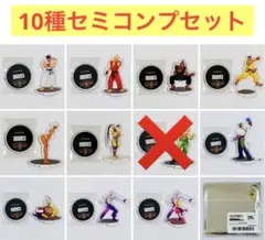 ストリートファイター3 ピクセルアクリルスタンドA 10種セミコンプ SF3 ストリートファイター3 ピクセルアクリルスタンドA 全11種コンプセット