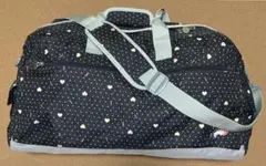 ELLE カラフルハート柄 ボストンバッグ 修学旅行 など