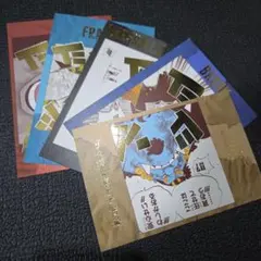 ワンピース 金箔押しポストカード 5枚セット