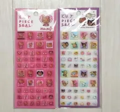 【国内正規品】タイルシール　ハローキティ・サンリオキャラクター　日焼けセット