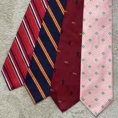 長身の方に 長さ160cmブルックスブラザーズ ネクタイ 4本セット