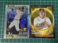ニック・カーツ RC USC178 アスレチックス Topps MLB - メルカリ