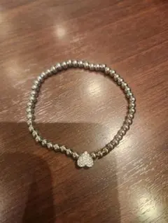 UNITED ARROWS パヴェ ハート ブレスレット