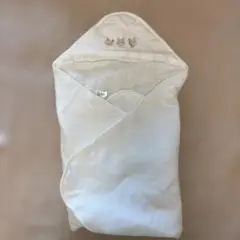 おくるみ　くま　オフホワイト