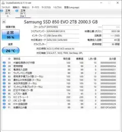 SAMSUNG製 860EVO SSD 2000GB #CD