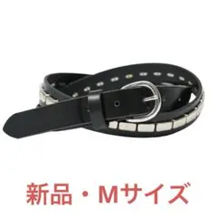 OVY×Deci スタッズベルト Lサイズ (ポーチ付属) Bridle studs narrow belt | DECi