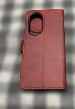 レッド 猫デザイン 手帳型ケース OPPO Reno10 pro 5G